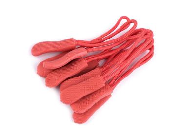 Zipper Schlaufe/ Reißverschlussanhänger Lachs